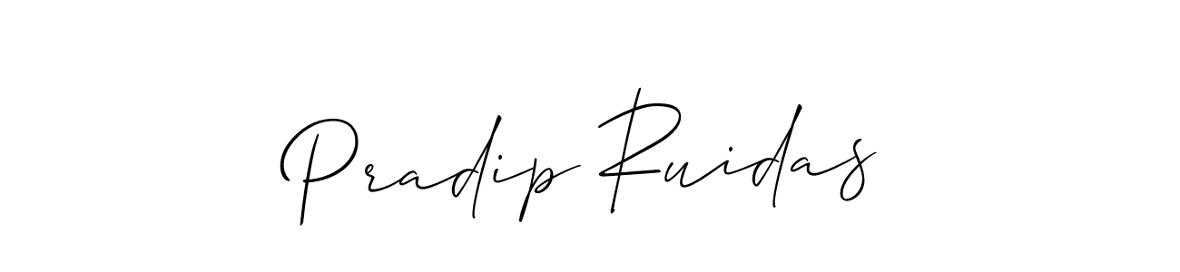 Make a beautiful signature design for name Pradip Ruidas. Use this online signature maker to create a handwritten signature for free. Pradip Ruidas signature style 2 images and pictures png