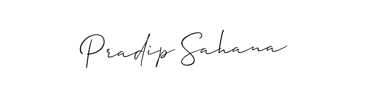 Also You can easily find your signature by using the search form. We will create Pradip Sahana name handwritten signature images for you free of cost using Allison_Script sign style. Pradip Sahana signature style 2 images and pictures png