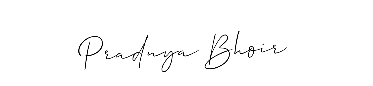 if you are searching for the best signature style for your name Pradnya Bhoir. so please give up your signature search. here we have designed multiple signature styles  using Allison_Script. Pradnya Bhoir signature style 2 images and pictures png