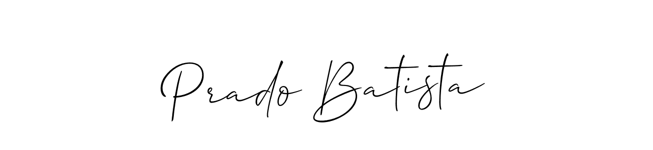 Once you've used our free online signature maker to create your best signature Allison_Script style, it's time to enjoy all of the benefits that Prado Batista name signing documents. Prado Batista signature style 2 images and pictures png