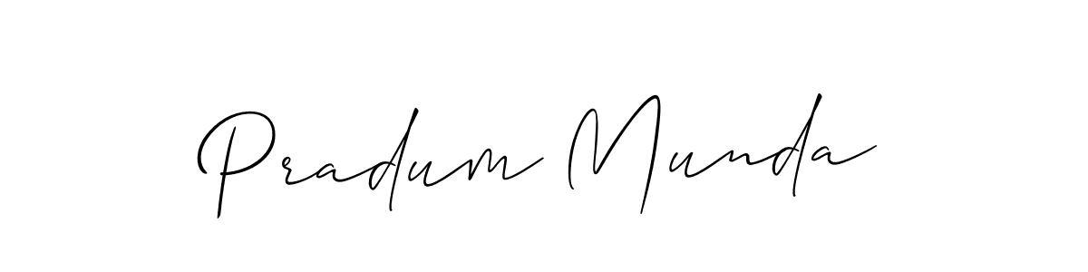 Make a beautiful signature design for name Pradum Munda. Use this online signature maker to create a handwritten signature for free. Pradum Munda signature style 2 images and pictures png