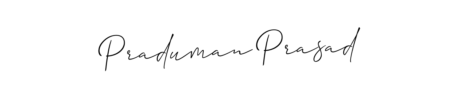 You can use this online signature creator to create a handwritten signature for the name Praduman Prasad. This is the best online autograph maker. Praduman Prasad signature style 2 images and pictures png