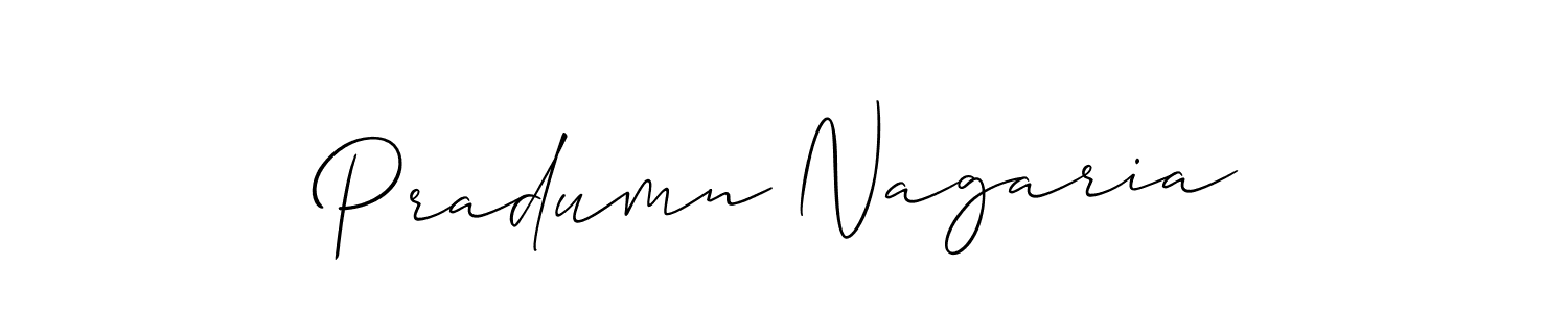 Make a beautiful signature design for name Pradumn Nagaria. Use this online signature maker to create a handwritten signature for free. Pradumn Nagaria signature style 2 images and pictures png