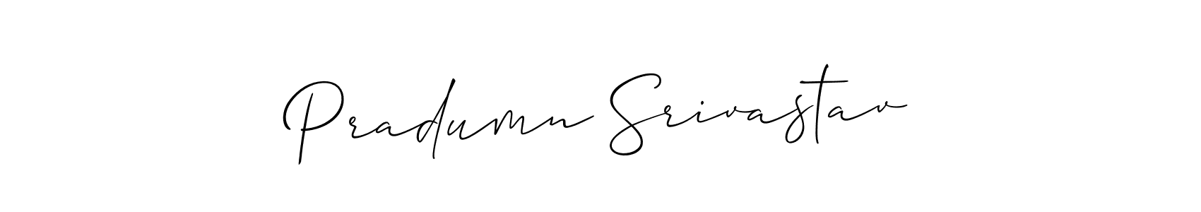 This is the best signature style for the Pradumn Srivastav name. Also you like these signature font (Allison_Script). Mix name signature. Pradumn Srivastav signature style 2 images and pictures png