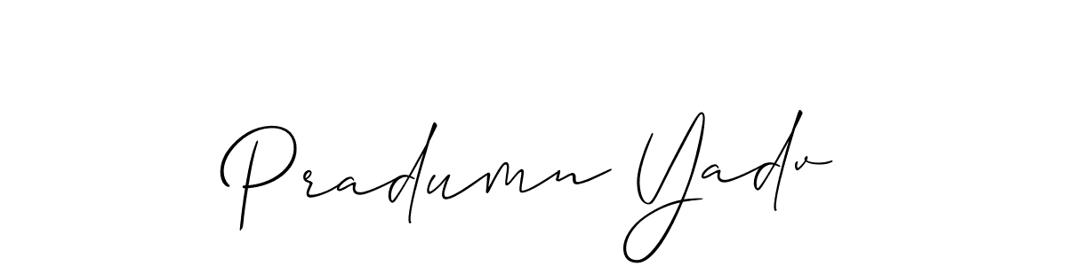 Make a beautiful signature design for name Pradumn Yadv. Use this online signature maker to create a handwritten signature for free. Pradumn Yadv signature style 2 images and pictures png