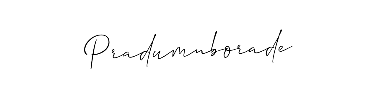 Similarly Allison_Script is the best handwritten signature design. Signature creator online .You can use it as an online autograph creator for name Pradumnborade. Pradumnborade signature style 2 images and pictures png