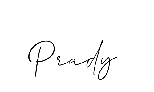 It looks lik you need a new signature style for name Prady. Design unique handwritten (Allison_Script) signature with our free signature maker in just a few clicks. Prady signature style 2 images and pictures png