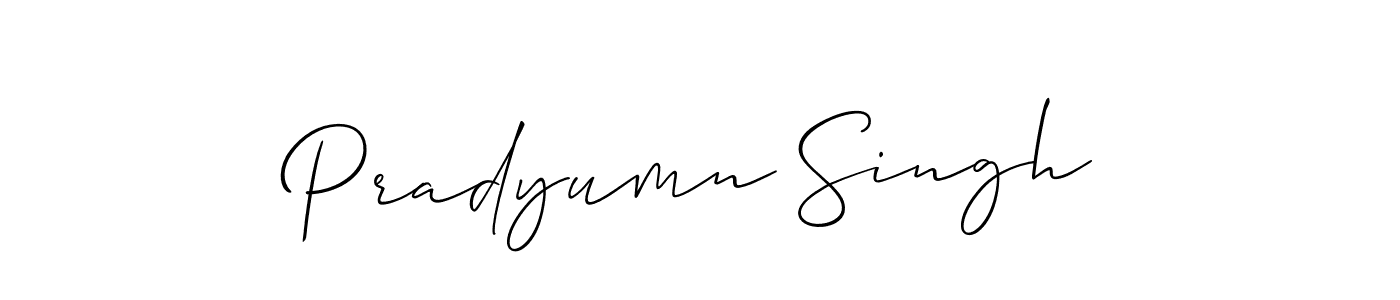 How to Draw Pradyumn Singh signature style? Allison_Script is a latest design signature styles for name Pradyumn Singh. Pradyumn Singh signature style 2 images and pictures png