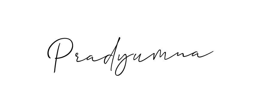 Also we have Pradyumna name is the best signature style. Create professional handwritten signature collection using Allison_Script autograph style. Pradyumna signature style 2 images and pictures png