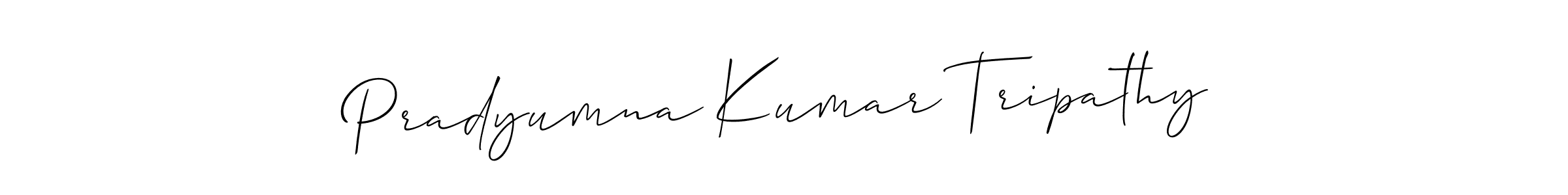 Make a short Pradyumna Kumar Tripathy signature style. Manage your documents anywhere anytime using Allison_Script. Create and add eSignatures, submit forms, share and send files easily. Pradyumna Kumar Tripathy signature style 2 images and pictures png