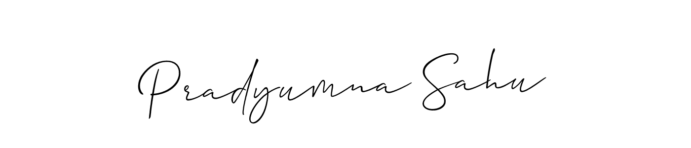 Make a beautiful signature design for name Pradyumna Sahu. Use this online signature maker to create a handwritten signature for free. Pradyumna Sahu signature style 2 images and pictures png