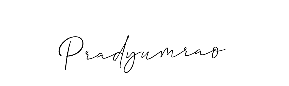 Make a beautiful signature design for name Pradyumrao. Use this online signature maker to create a handwritten signature for free. Pradyumrao signature style 2 images and pictures png