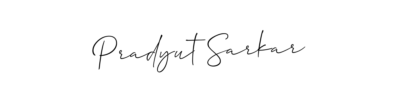 How to Draw Pradyut Sarkar signature style? Allison_Script is a latest design signature styles for name Pradyut Sarkar. Pradyut Sarkar signature style 2 images and pictures png