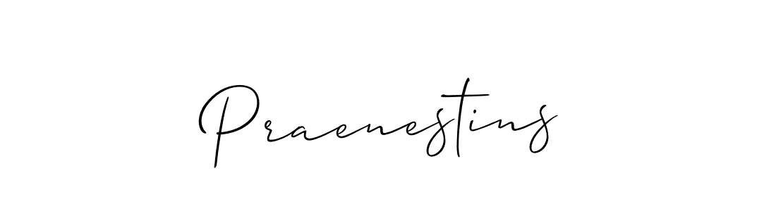 Allison_Script is a professional signature style that is perfect for those who want to add a touch of class to their signature. It is also a great choice for those who want to make their signature more unique. Get Praenestins name to fancy signature for free. Praenestins signature style 2 images and pictures png
