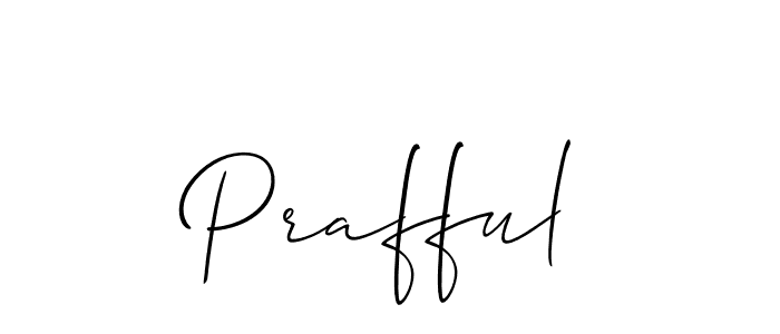 Make a short Prafful signature style. Manage your documents anywhere anytime using Allison_Script. Create and add eSignatures, submit forms, share and send files easily. Prafful signature style 2 images and pictures png