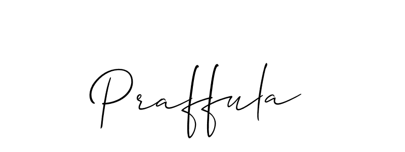 Best and Professional Signature Style for Praffula. Allison_Script Best Signature Style Collection. Praffula signature style 2 images and pictures png