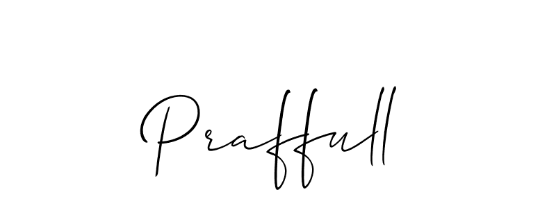 You should practise on your own different ways (Allison_Script) to write your name (Praffull) in signature. don't let someone else do it for you. Praffull signature style 2 images and pictures png