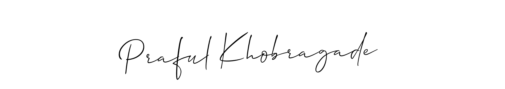 Here are the top 10 professional signature styles for the name Praful Khobragade. These are the best autograph styles you can use for your name. Praful Khobragade signature style 2 images and pictures png