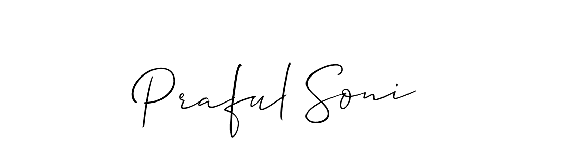 See photos of Praful Soni official signature by Spectra . Check more albums & portfolios. Read reviews & check more about Allison_Script font. Praful Soni signature style 2 images and pictures png