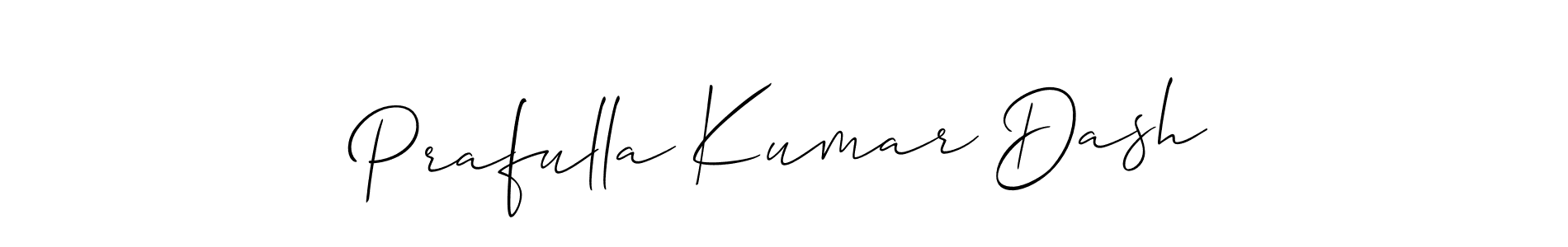 Prafulla Kumar Dash stylish signature style. Best Handwritten Sign (Allison_Script) for my name. Handwritten Signature Collection Ideas for my name Prafulla Kumar Dash. Prafulla Kumar Dash signature style 2 images and pictures png