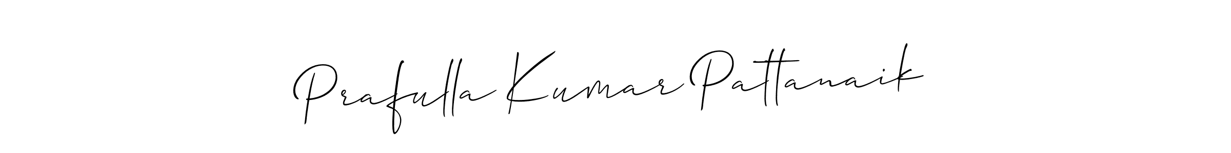 You should practise on your own different ways (Allison_Script) to write your name (Prafulla Kumar Pattanaik) in signature. don't let someone else do it for you. Prafulla Kumar Pattanaik signature style 2 images and pictures png