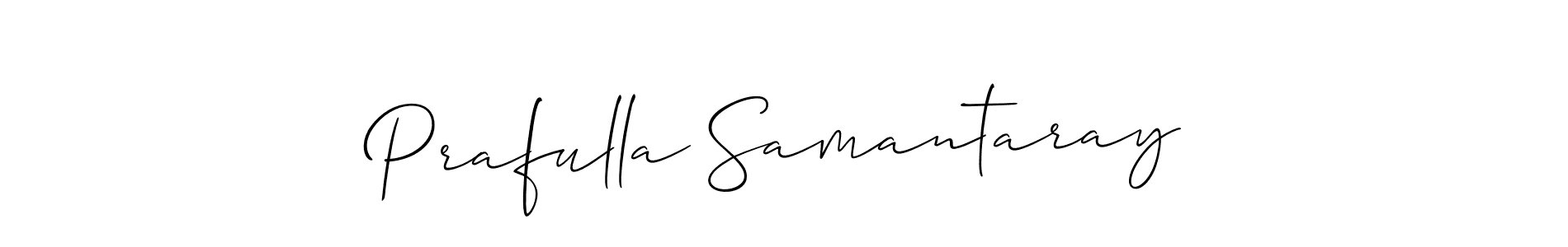 Create a beautiful signature design for name Prafulla Samantaray. With this signature (Allison_Script) fonts, you can make a handwritten signature for free. Prafulla Samantaray signature style 2 images and pictures png