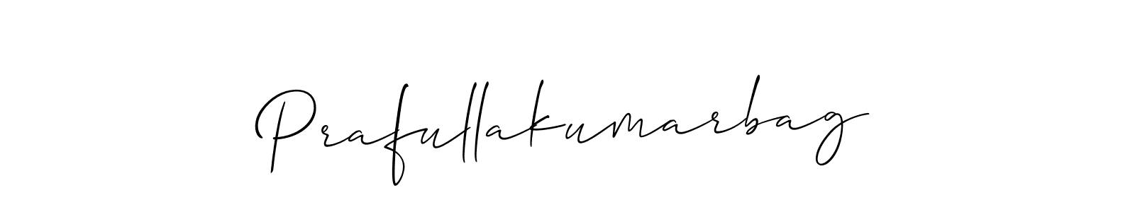Use a signature maker to create a handwritten signature online. With this signature software, you can design (Allison_Script) your own signature for name Prafullakumarbag. Prafullakumarbag signature style 2 images and pictures png