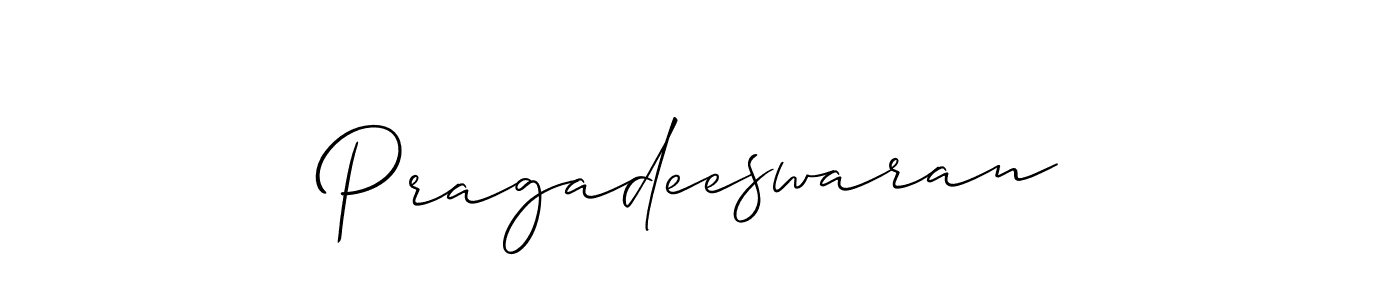 Make a beautiful signature design for name Pragadeeswaran. Use this online signature maker to create a handwritten signature for free. Pragadeeswaran signature style 2 images and pictures png
