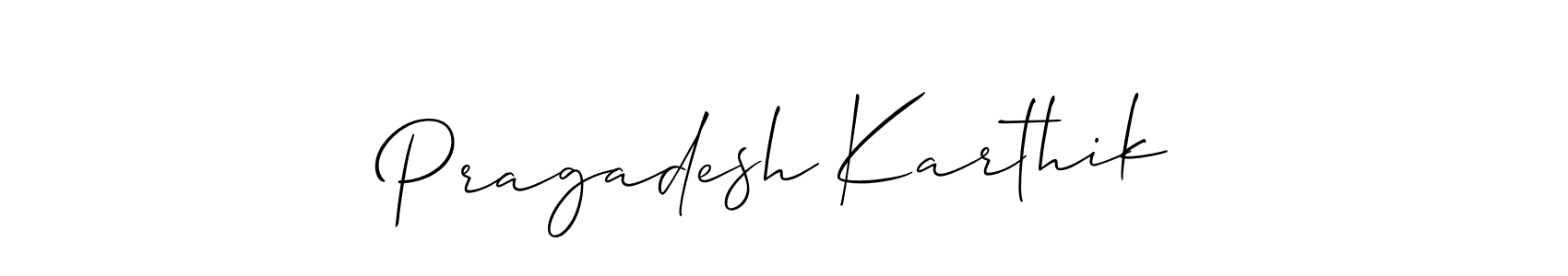 You can use this online signature creator to create a handwritten signature for the name Pragadesh Karthik. This is the best online autograph maker. Pragadesh Karthik signature style 2 images and pictures png