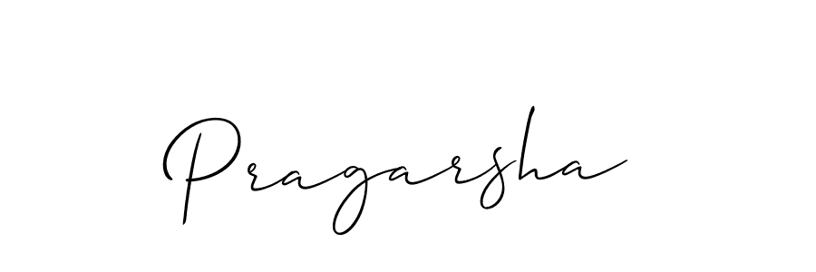 Pragarsha stylish signature style. Best Handwritten Sign (Allison_Script) for my name. Handwritten Signature Collection Ideas for my name Pragarsha. Pragarsha signature style 2 images and pictures png