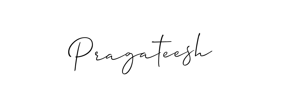 if you are searching for the best signature style for your name Pragateesh. so please give up your signature search. here we have designed multiple signature styles  using Allison_Script. Pragateesh signature style 2 images and pictures png