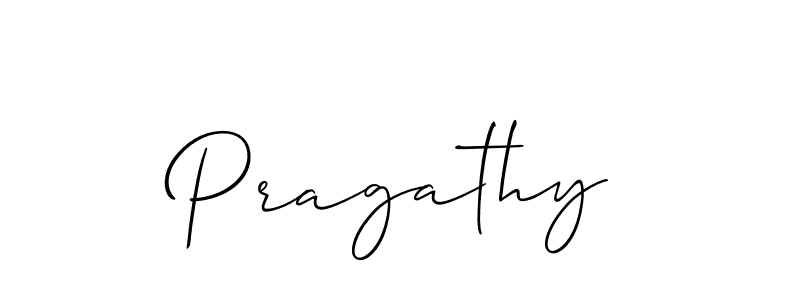 You can use this online signature creator to create a handwritten signature for the name Pragathy. This is the best online autograph maker. Pragathy signature style 2 images and pictures png