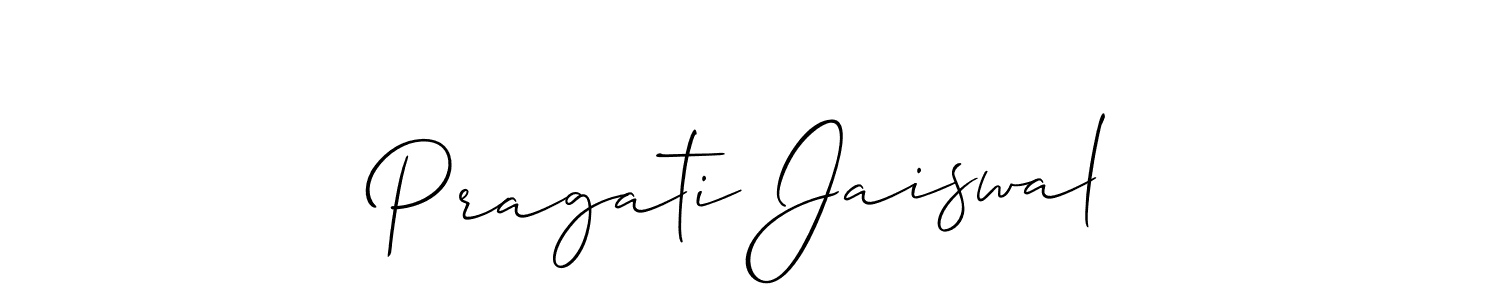 Once you've used our free online signature maker to create your best signature Allison_Script style, it's time to enjoy all of the benefits that Pragati Jaiswal name signing documents. Pragati Jaiswal signature style 2 images and pictures png
