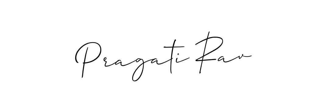 Make a beautiful signature design for name Pragati Rav. Use this online signature maker to create a handwritten signature for free. Pragati Rav signature style 2 images and pictures png