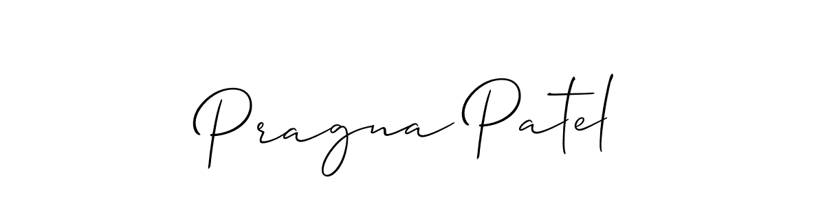 if you are searching for the best signature style for your name Pragna Patel. so please give up your signature search. here we have designed multiple signature styles  using Allison_Script. Pragna Patel signature style 2 images and pictures png