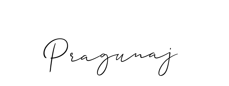 if you are searching for the best signature style for your name Pragunaj. so please give up your signature search. here we have designed multiple signature styles  using Allison_Script. Pragunaj signature style 2 images and pictures png