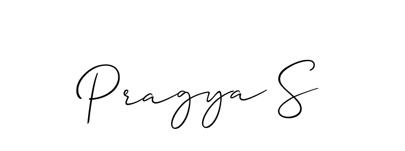 Make a beautiful signature design for name Pragya S. Use this online signature maker to create a handwritten signature for free. Pragya S signature style 2 images and pictures png