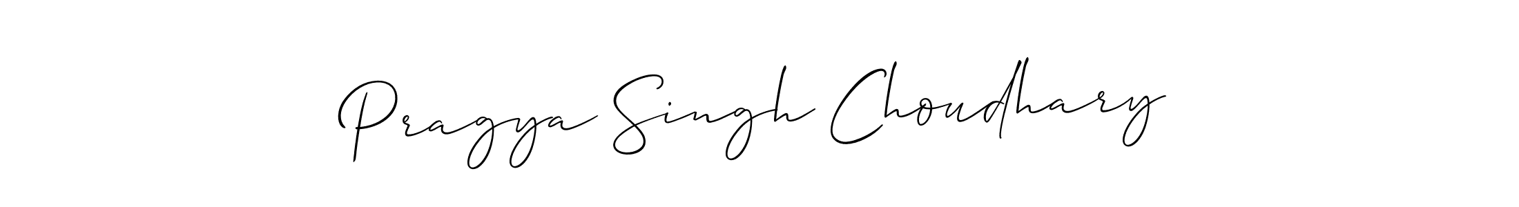 if you are searching for the best signature style for your name Pragya Singh Choudhary. so please give up your signature search. here we have designed multiple signature styles  using Allison_Script. Pragya Singh Choudhary signature style 2 images and pictures png