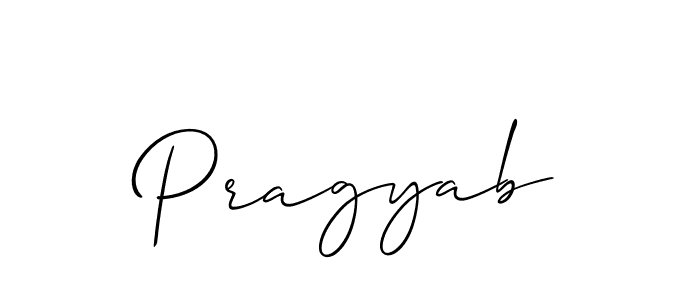 Make a beautiful signature design for name Pragyab. Use this online signature maker to create a handwritten signature for free. Pragyab signature style 2 images and pictures png