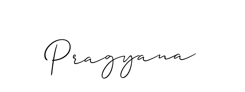 Allison_Script is a professional signature style that is perfect for those who want to add a touch of class to their signature. It is also a great choice for those who want to make their signature more unique. Get Pragyana name to fancy signature for free. Pragyana signature style 2 images and pictures png