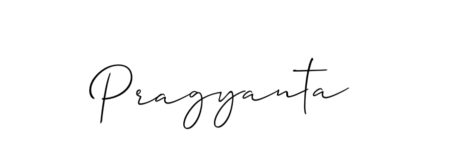 You should practise on your own different ways (Allison_Script) to write your name (Pragyanta) in signature. don't let someone else do it for you. Pragyanta signature style 2 images and pictures png