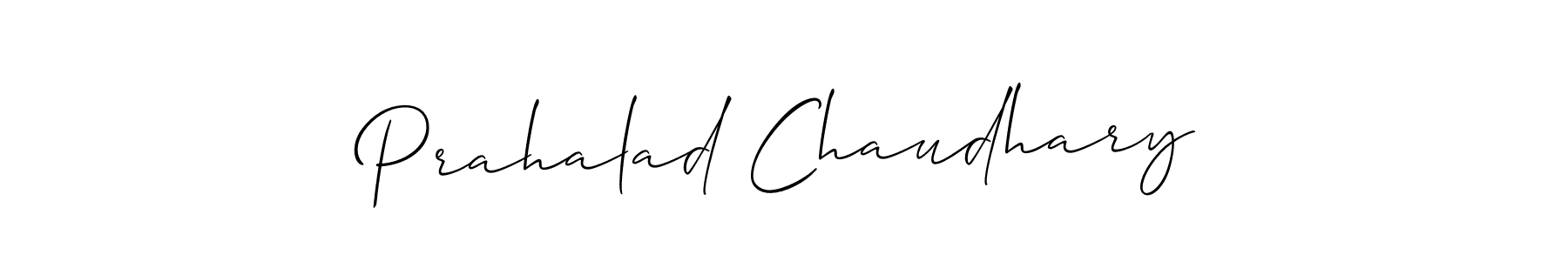 Prahalad Chaudhary stylish signature style. Best Handwritten Sign (Allison_Script) for my name. Handwritten Signature Collection Ideas for my name Prahalad Chaudhary. Prahalad Chaudhary signature style 2 images and pictures png