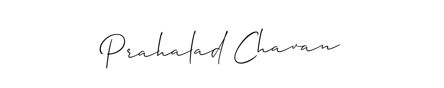 Design your own signature with our free online signature maker. With this signature software, you can create a handwritten (Allison_Script) signature for name Prahalad Chavan. Prahalad Chavan signature style 2 images and pictures png