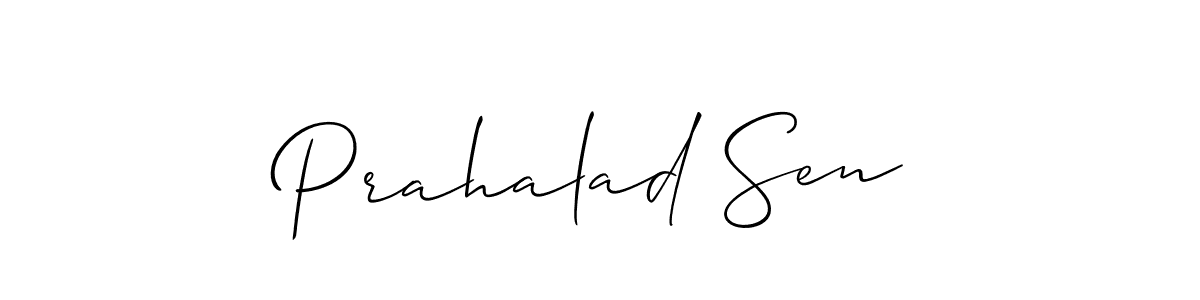 Make a beautiful signature design for name Prahalad Sen. Use this online signature maker to create a handwritten signature for free. Prahalad Sen signature style 2 images and pictures png