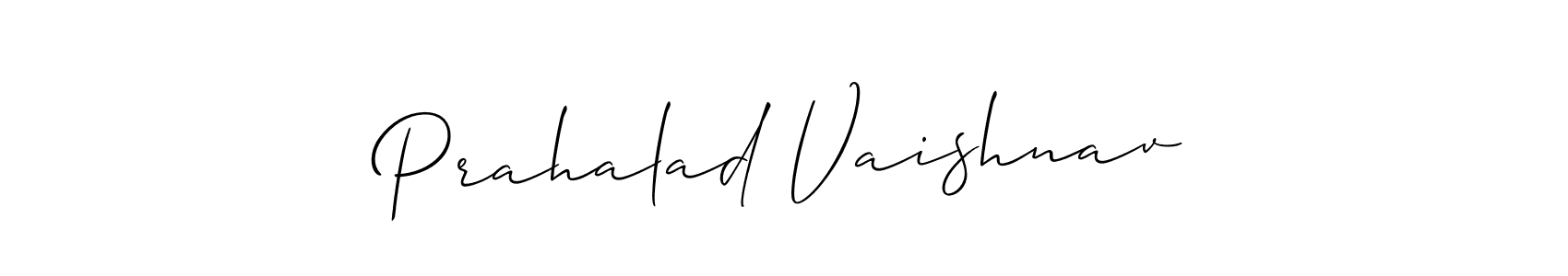 Prahalad Vaishnav stylish signature style. Best Handwritten Sign (Allison_Script) for my name. Handwritten Signature Collection Ideas for my name Prahalad Vaishnav. Prahalad Vaishnav signature style 2 images and pictures png