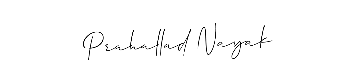 The best way (Allison_Script) to make a short signature is to pick only two or three words in your name. The name Prahallad Nayak include a total of six letters. For converting this name. Prahallad Nayak signature style 2 images and pictures png