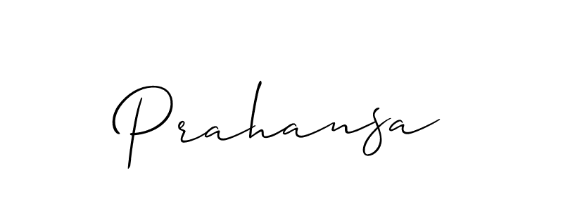 Similarly Allison_Script is the best handwritten signature design. Signature creator online .You can use it as an online autograph creator for name Prahansa. Prahansa signature style 2 images and pictures png