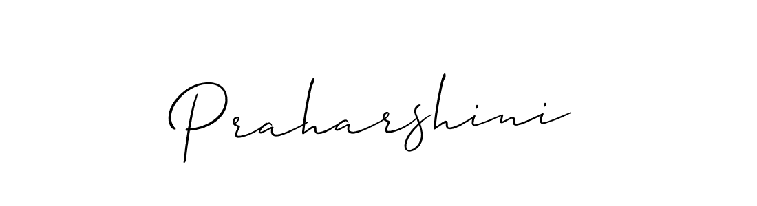 Also You can easily find your signature by using the search form. We will create Praharshini name handwritten signature images for you free of cost using Allison_Script sign style. Praharshini signature style 2 images and pictures png