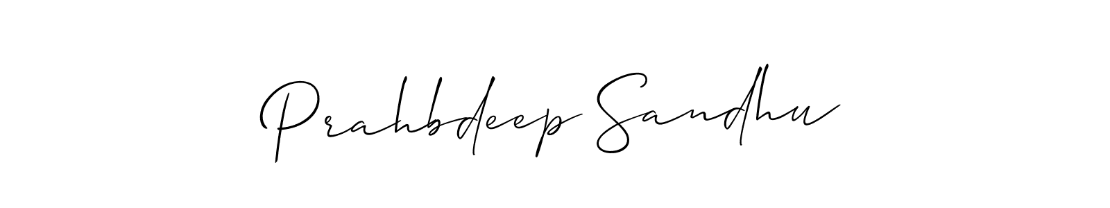 This is the best signature style for the Prahbdeep Sandhu name. Also you like these signature font (Allison_Script). Mix name signature. Prahbdeep Sandhu signature style 2 images and pictures png
