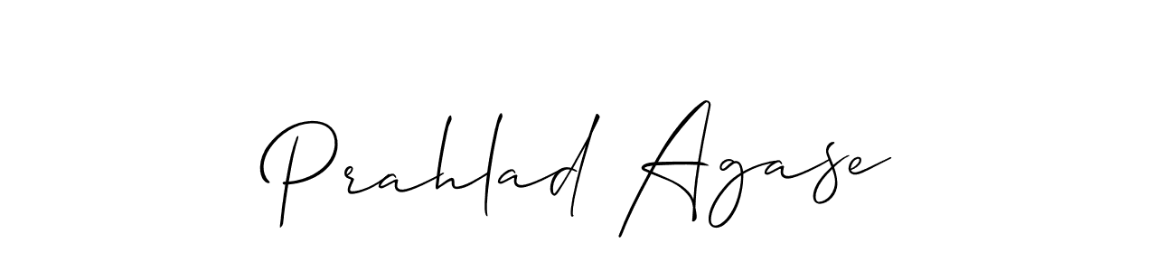 Also we have Prahlad Agase name is the best signature style. Create professional handwritten signature collection using Allison_Script autograph style. Prahlad Agase signature style 2 images and pictures png